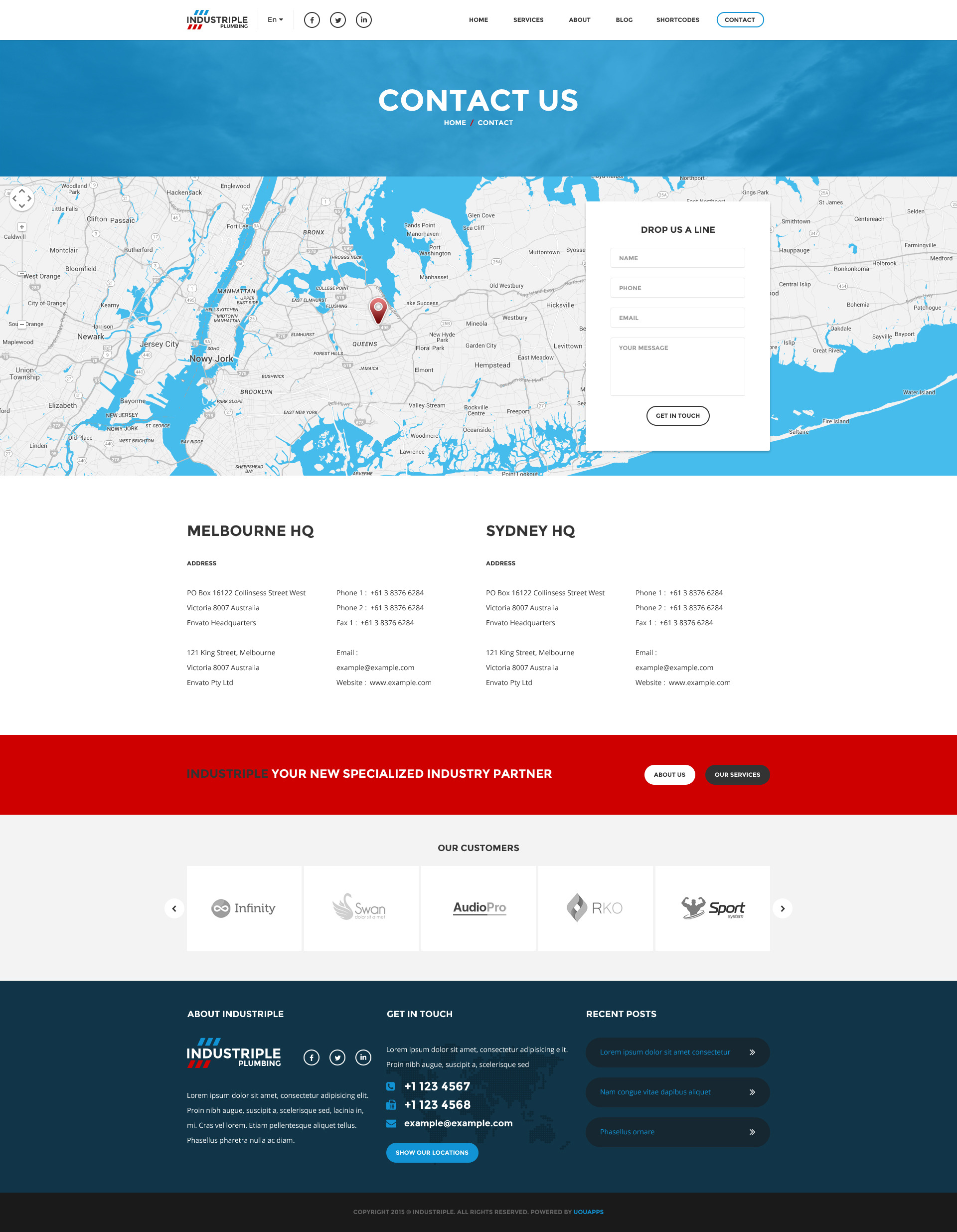 contact us dascor plumbing service industriple multi industrial template by directorythemes themeforest contact us dascor plumbing service industriple multi industrial template by directorythemes themeforest